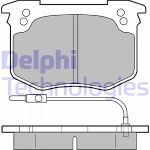 Комплект тормозных колодок, диско LP175 DELPHI