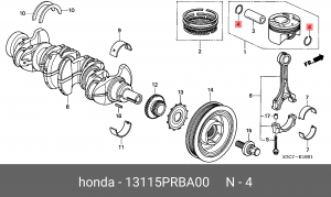 Деталь 13115PRBA00 HONDA