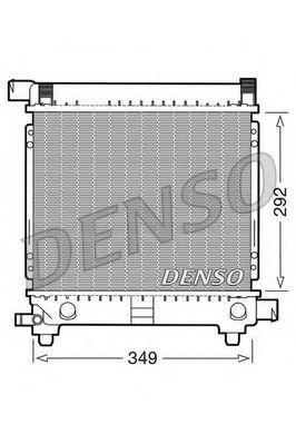 Радиатор, охлаждение двигател DRM17028 DENSO