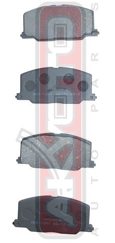 Колодки тормозные дисковые AKD-1281 AKYOTO