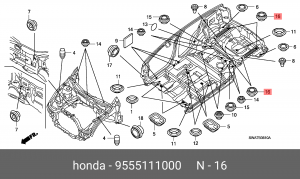Деталь 9555111000 HONDA