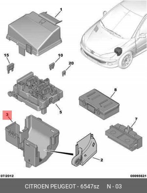 Деталь 6547.SZ CITROEN PEUGEOT