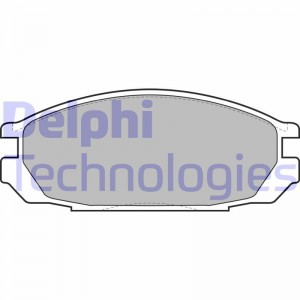 Комплект тормозных колодок, диско LP1623 DELPHI