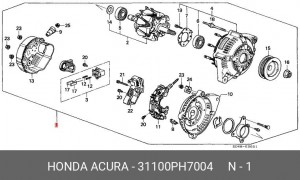 Генератор 31100PH7004 HONDA