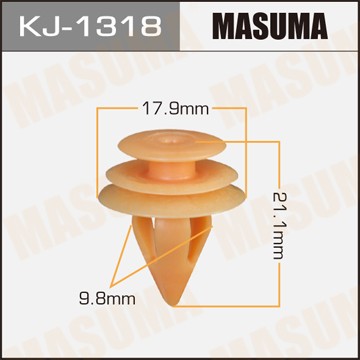Клипса крепежная KJ1318 MASUMA
