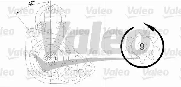 Стартер 436022 VALEO PHC