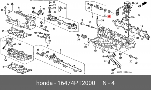 Деталь 16474PT2000 HONDA
