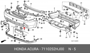 Деталь 71102S2HJ00 HONDA