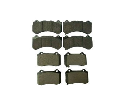 Комплект тормозных колодок, диско 5174327AB CHRYSLER