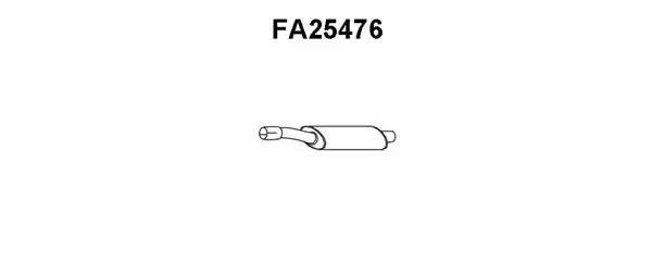 Предглушитель выхлопных газов FA25476 VENEPORTE
