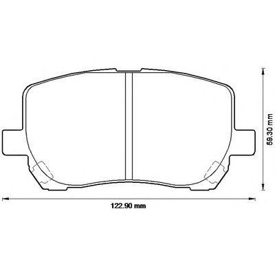 Комплект тормозных колодок, диско 572546B BENDIX JURID
