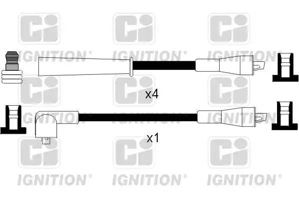 Ккомплект проводов зажигания XC772 QUINTON HAZELL