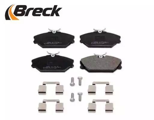Комплект тормозных колодок, диско 23172 00 702 00 BRECK