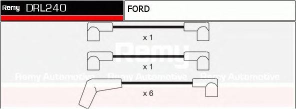 Ккомплект проводов зажигания DRL240 DELCO REMY