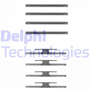 Комплектующие, колодки дискового тормоза LX0186 DELPHI