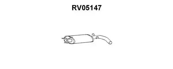 Предглушитель выхлопных газов RV05147 VENEPORTE