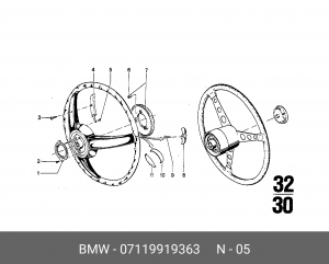 Болт 07 11 9 919 363 BMW