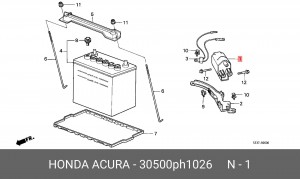 Катушка зажигания 30500PH1026 HONDA