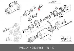 Соединитель проводов 42538461 IVECO