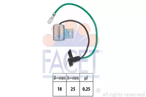 Конденсатор, система зажигания 0.0628 FACET