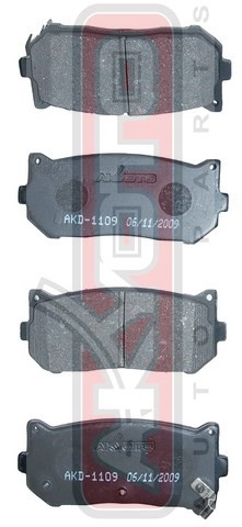 Колодки тормозные дисковые AKD-1109 AKYOTO