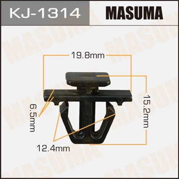 Клипса крепежная KJ1314 MASUMA