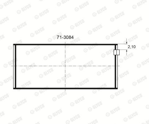 Подшипник 71-3084 GLYCO