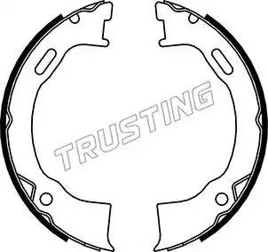 Комплект тормозных колодок, стояночная тормозная система 040.159 TRUSTING