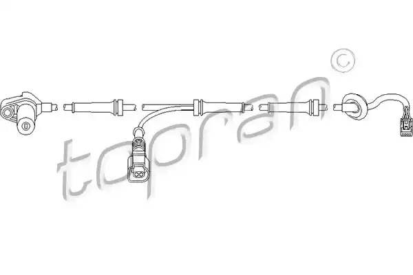 Датчик ABS 110 485 HANS PRIES