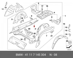 Деталь 41 11 7 145 304 BMW