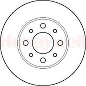 Тормозной диск 561385B BENDIX JURID