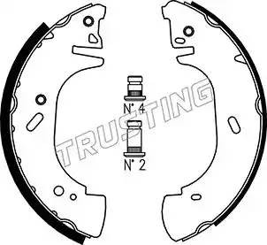 Комплект тормозных колодок 073171 TRUSTING