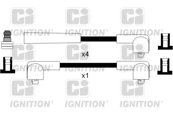 Ккомплект проводов зажигания XC598 QUINTON HAZELL