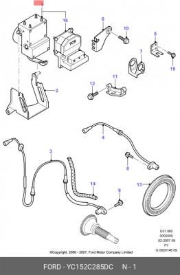 Гидроагрегат, тормозная система YC152C285DC FORD