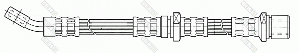 Тормозной шланг 9004443 GIRLING