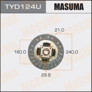 Диск сцепления TYD124U MASUMA