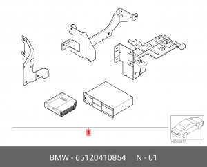 Комплект дооснащения 65 12 0 410 854 BMW