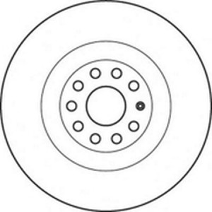 Тормозной диск 562239B BENDIX JURID