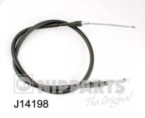 Трос, стояночная тормозная система J14198 H B JAKOPARTS NIPPARTS