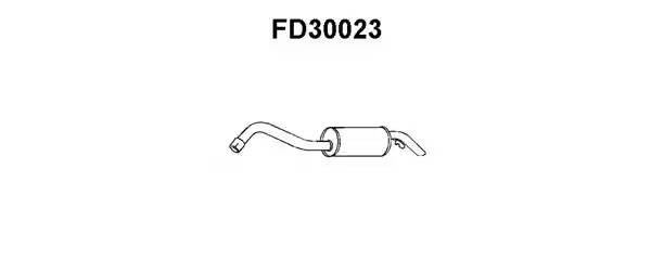 Глушитель выхлопных газов конечный FD30023 VENEPORTE