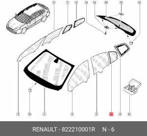 Деталь 822210001R RENAULT