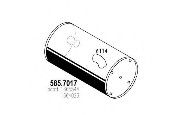 Система выпуска ОГ 5857017 ASSO