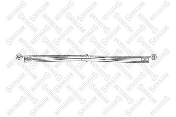 Рессора листовая 12-00081-SX STELLOX
