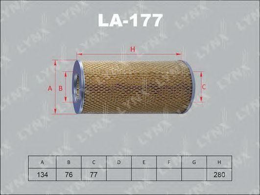 Фильтр воздушный LA-177 LYNXAUTO
