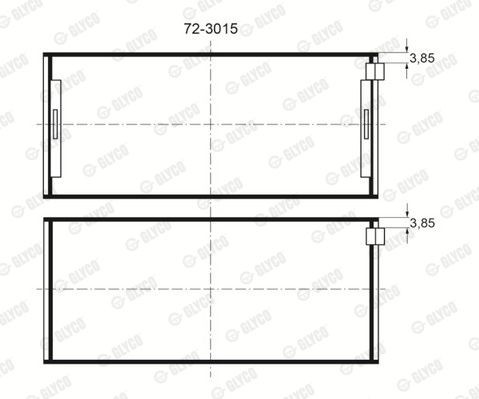 Подшипник 72-3015 GLYCO