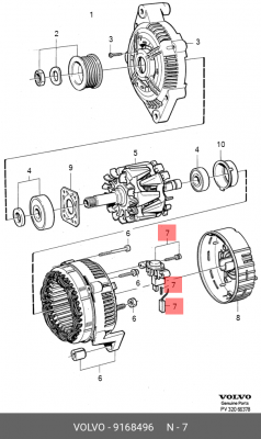 Регулятор генератора 9168496 VOLVO