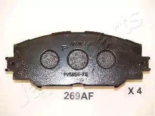 Колодки тормозные дисковые PA269AF JAPAN PARTS GROUP