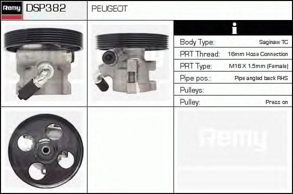Гидравлический насос, рулевое управление DSP382 DELCO REMY