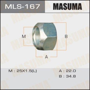 Гайка крепления колеса MLS-167 MASUMA