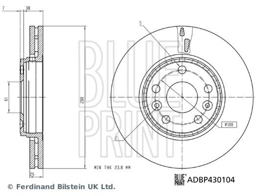 Топливный фильтр ADC42327 BLUE PRINT